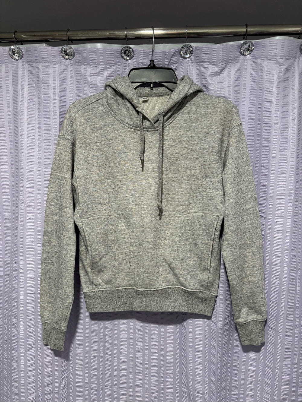 Uniqlo Light Gray Pullover Hoodie